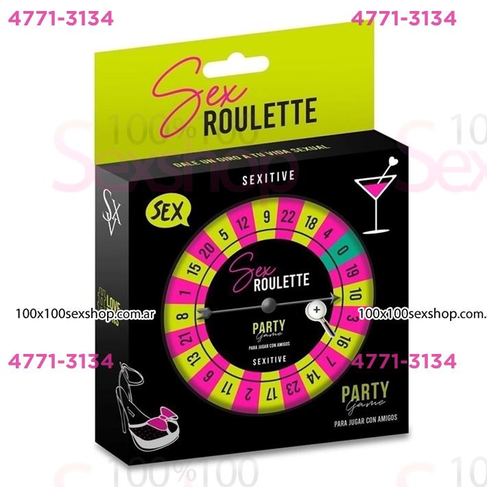Cód: CA JUE SRP01 - Ruleta con juegos sexuales edicion Fiesta - $ 12800